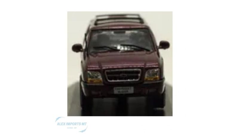 Miniatura Carro Blazer 2002 Borgonha Ed 116 Brazer Antiga - WebContinental