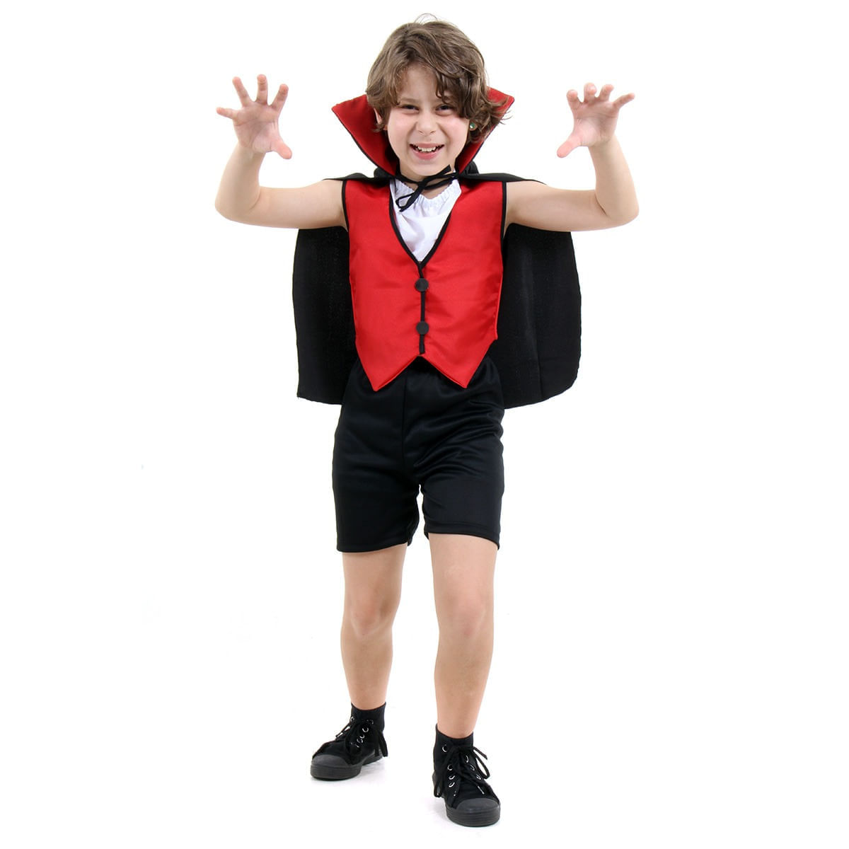 Fantasia Vampiro Infantil Curto