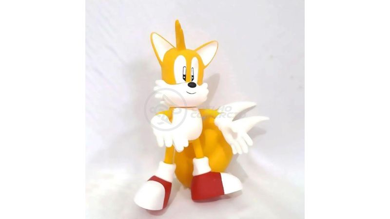 Boneco Sonic Amarelo Grande Super Size 23Cm - Sonic - WebContinental