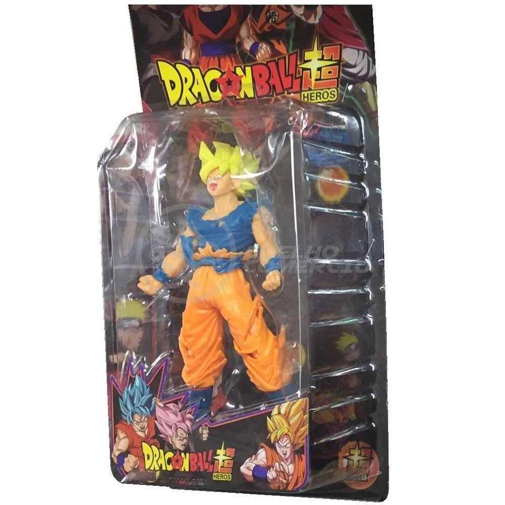 Boneco Dragon Ball Z Goku Super Sayajin 2 - Brinquedos