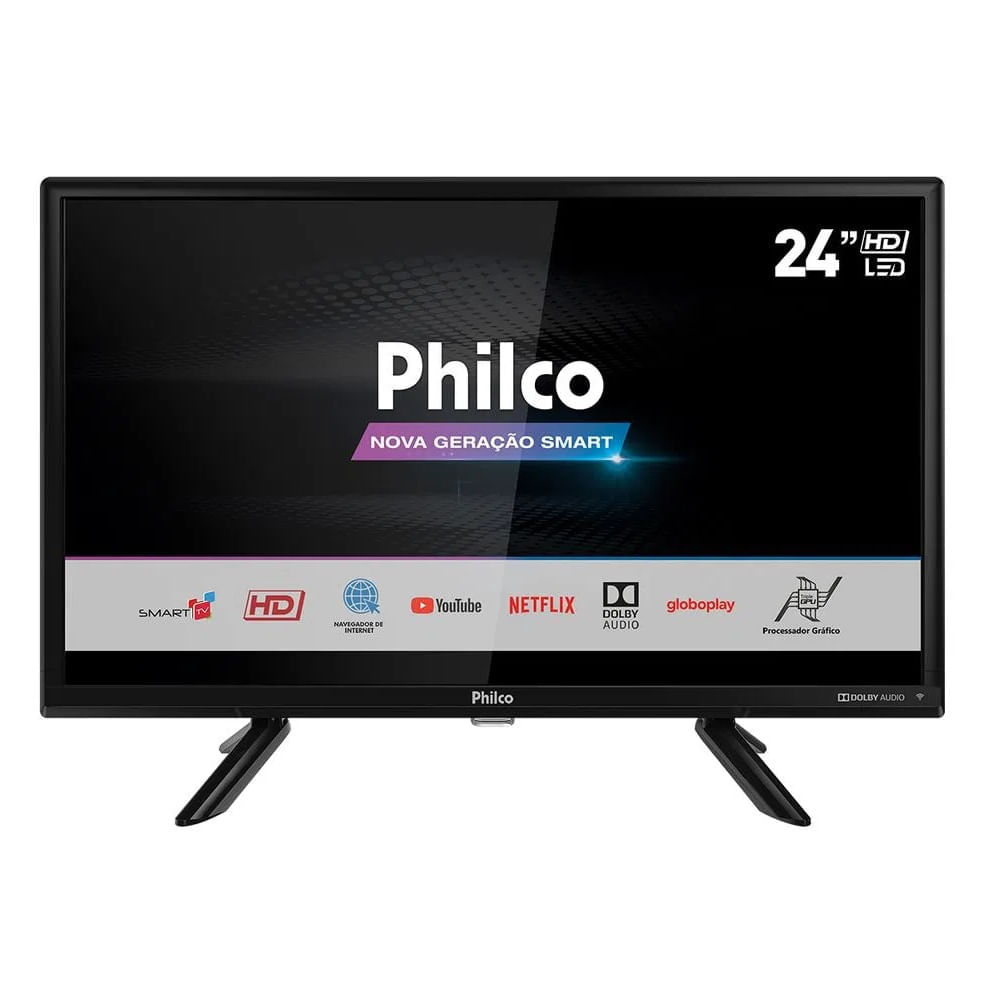 Smart TV Philco 24 D-Led PTV24G50SN - Bivolt - Casa & Vídeo