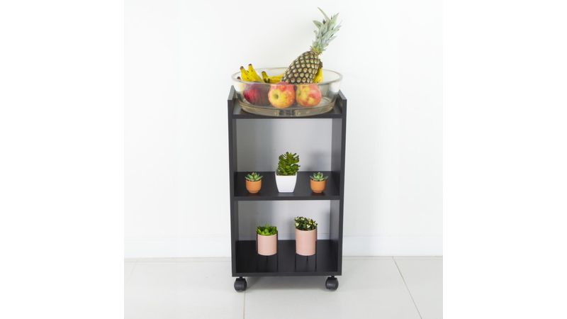 Nicho Organizador Multiuso Móvel Para Cozinha Com Rodinha 40cm