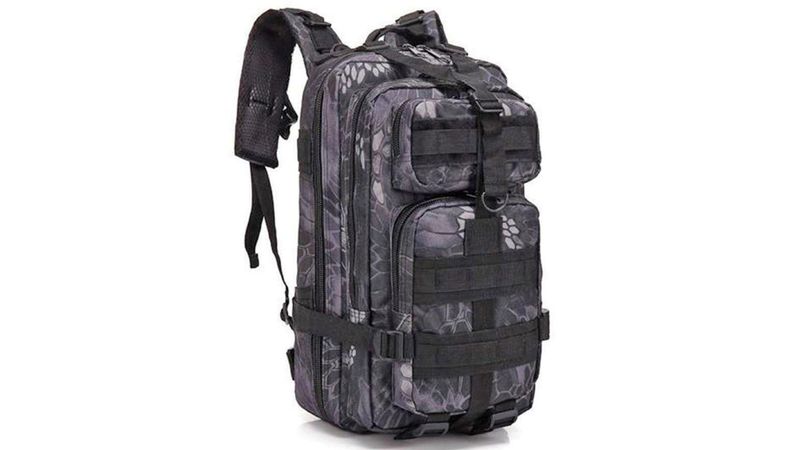 Mochila Tática Militar 30 Litros Camuflada Multiuso Escolar Cargueira  Camping