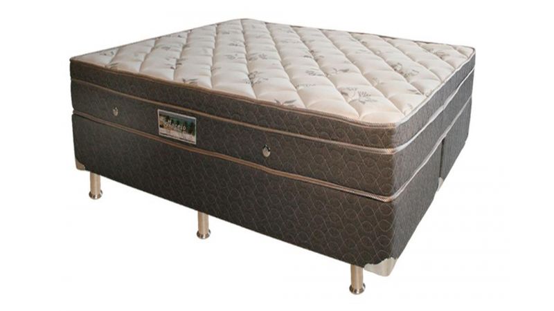 Conjunto Cama Box Gazin Casal de Molas Country King - Queen