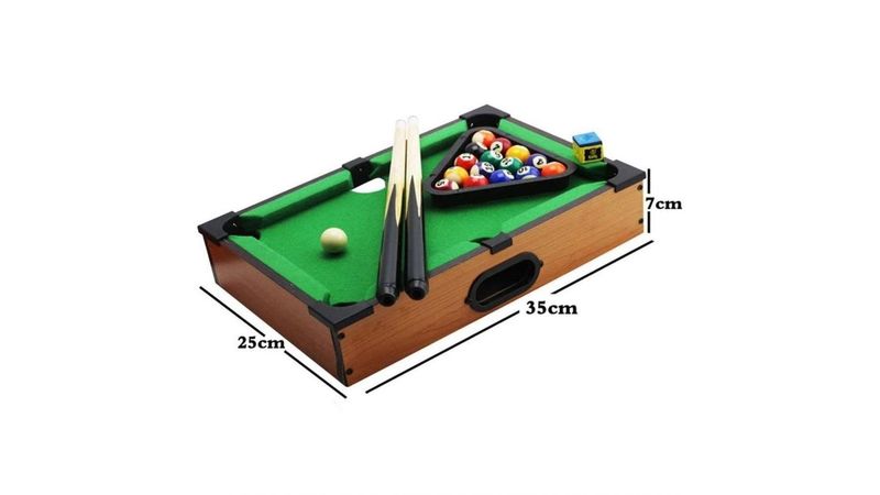 Brinquedo Jogo Mini Mesa De Bilhar Snooker Sinuca Infantil Biliardo Grande