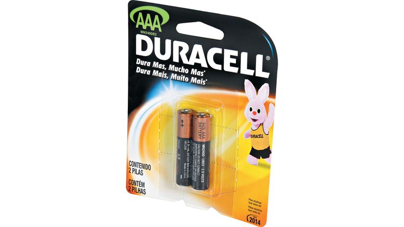 Pilha Palito Duracell AAA 2 unidades em Oferta - Farmadelivery