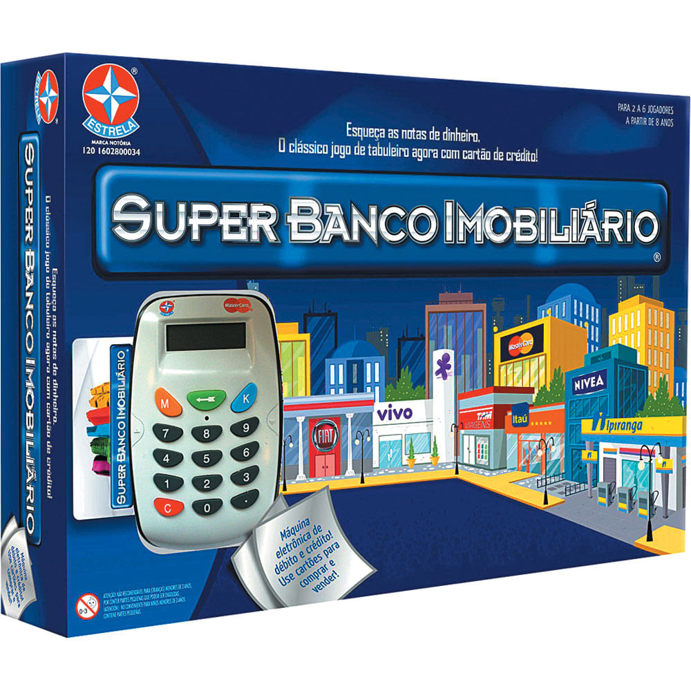 Jogo Super Banco Imobiliário Estrela - Casa & Vídeo