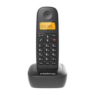 Telefone Intelbras Sem Fio Com Identificador Ts2510 4122510 Preto Bivolt