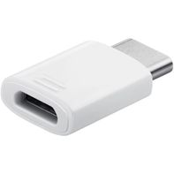 Adaptador Para Cabo De Energia E Dados Samsung USB Para Micro USB Tipo C Branco