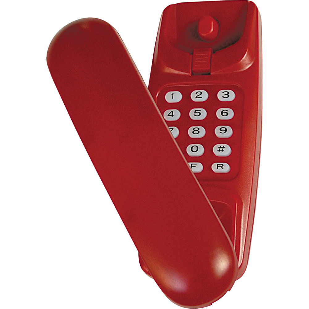 Menor preço em Telefone Gôndola com Bloqueador Teleji KXT-3026X - Vermelho