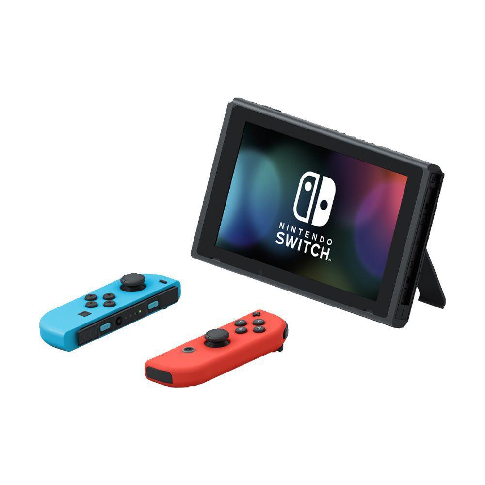 Console Nintendo Switch Com Joy-con Azul Neon E Vermelho Neon + Mario Kart  8 Deluxe