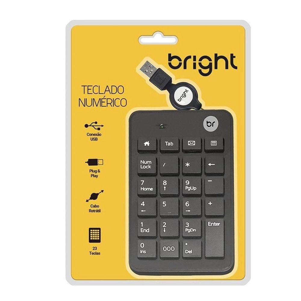 Teclado número Bright Cod 0134 - Caltec Informática e Assistência