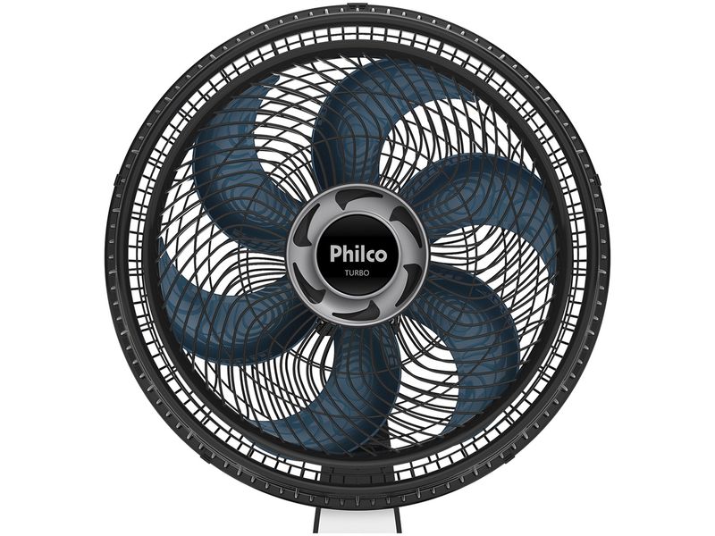 Ventilador-de-Mesa-40cm-155W-Philco-Turbo-PVT400-com-6-Pas-e-3-Velocidades-Preto-e-Azul-127V