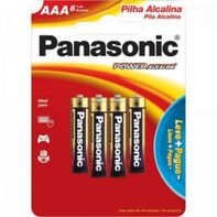 Pilha Alcalina Aaa com 6 Panasonic