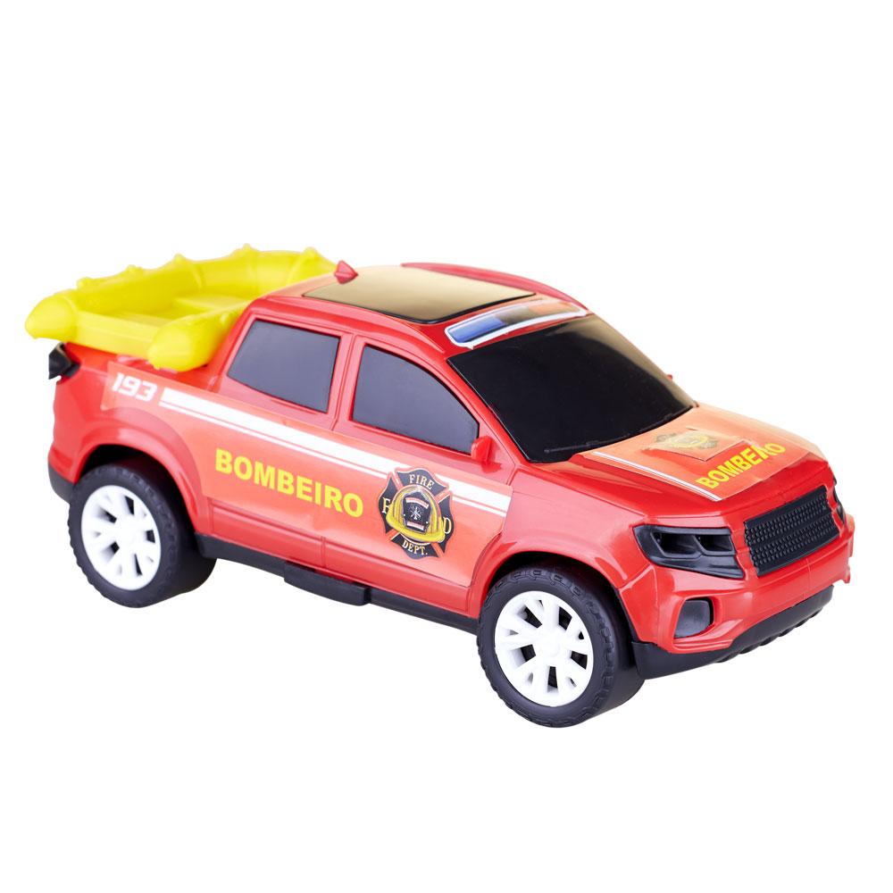 Brinquedo Caminhao Bombeiro Mini Truck 073 - Samba Toys