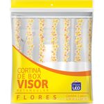Cortina-para-Box-Vinil-135x200cm-Plast-Leo-com-Visor-Retangular-Estampado-Flores-Amarela-1651889