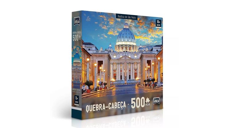 QUEBRA-CABEÇA 500 PÇS - BASÍLICA DE SÃO PEDRO, VATICANO