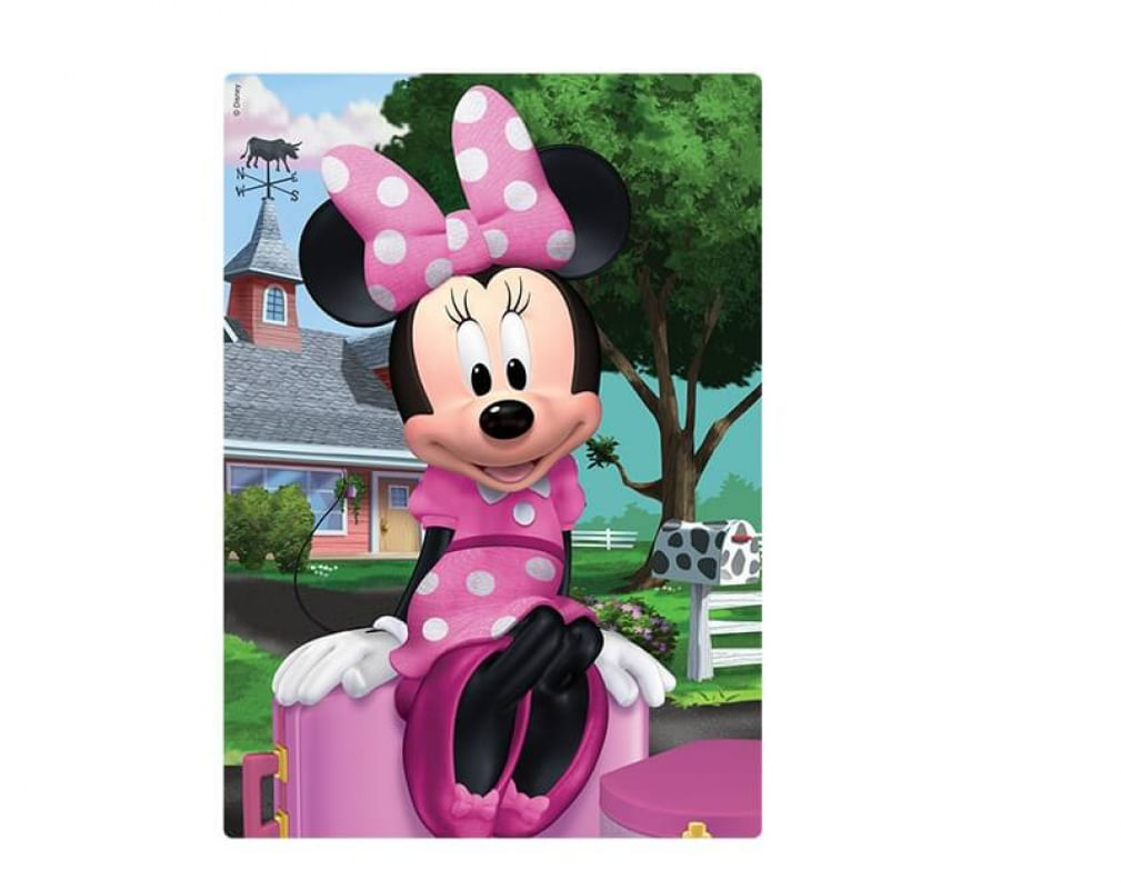 Quebra-Cabeça Mickey Disney Junior 60 Peças - Novo Papel