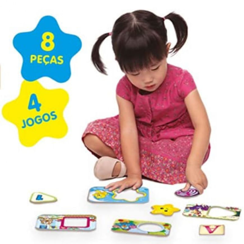 Jogos de Quebra Cabeça e Jogo da Memória, Brinquedo para Bebês Galinha  Pintadinha Usado 66287161