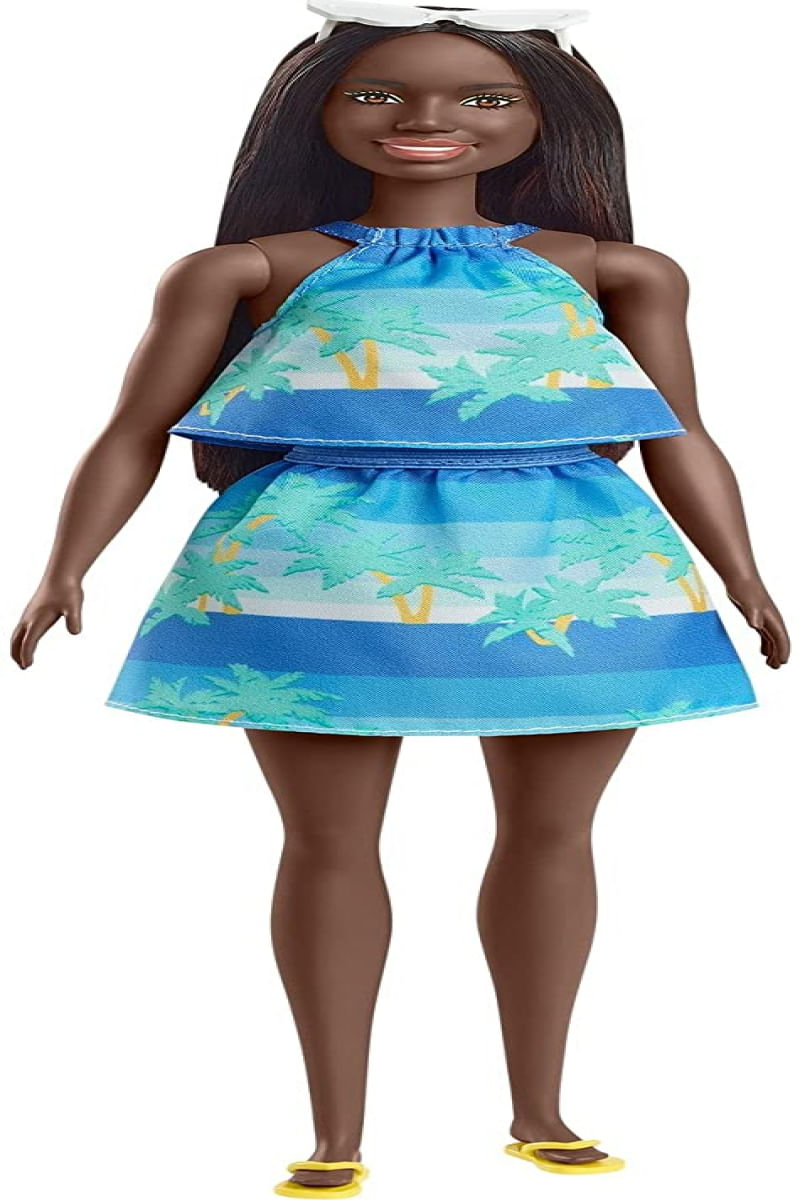 Boneca Barbie com Vestido Azul - Bumerang Brinquedos