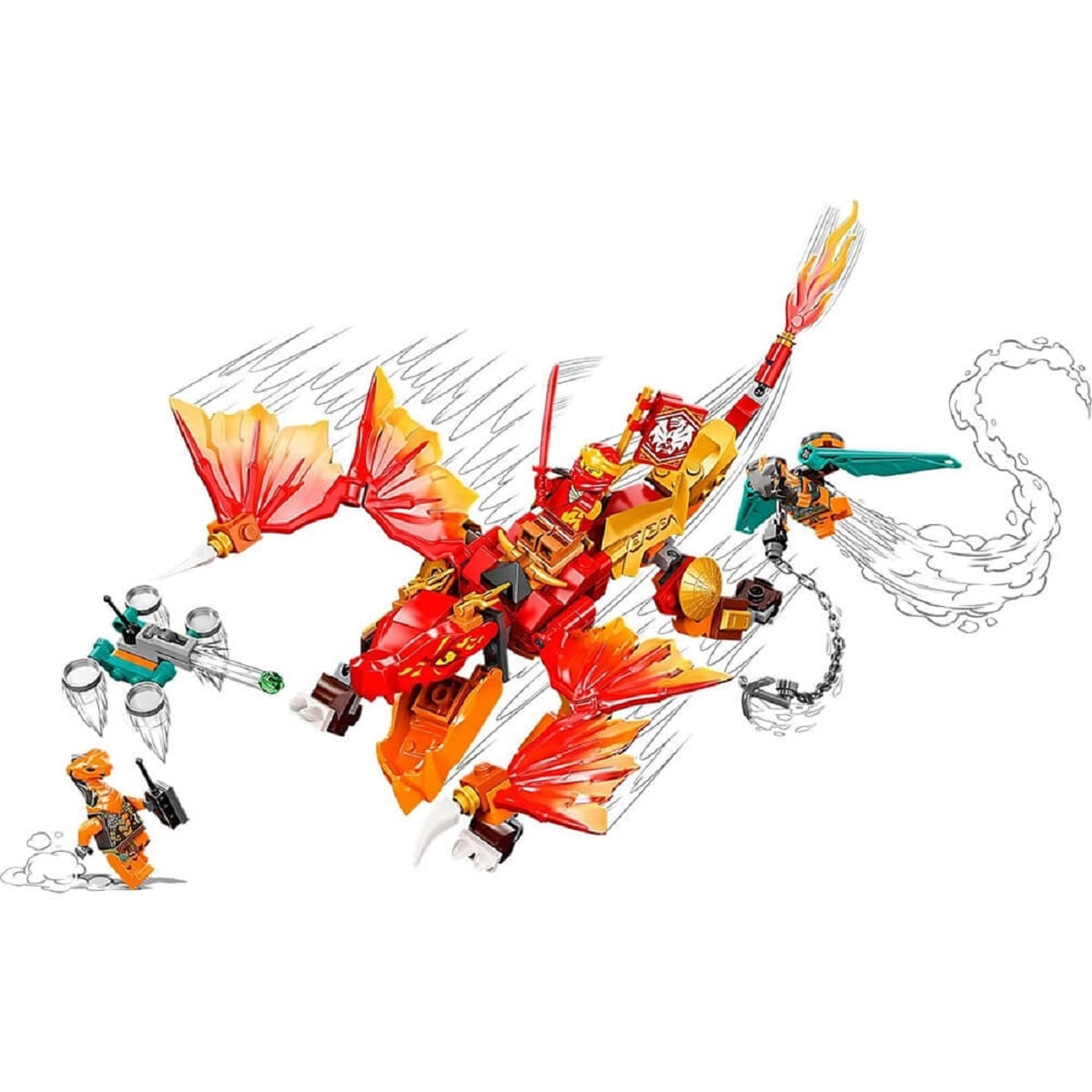 LEGO Ninjago 71762 Dragão do Fogo EVO do Kai - LEGO - Compra na