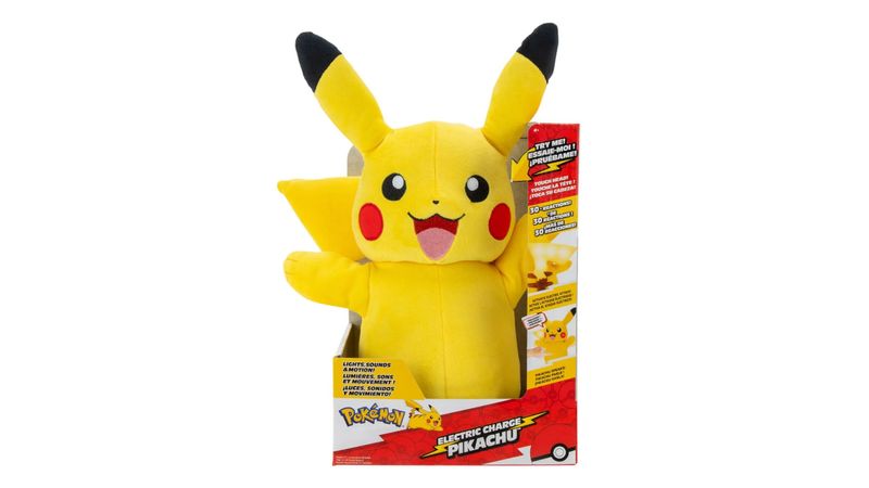 Compre Pokemon - Pelúcia de Luxo Pikachu de 35cm com Luz e Som aqui na  Sunny Brinquedos.