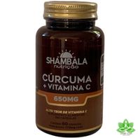 Cápsula Cúrcuma + Vitamina C 650mg 60cap Shambala