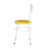 Cadeira Epoxi Branca Para Cozinha Amarelo
