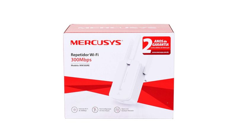 Repetidor wifi discount mercusys mw300re 300mbps