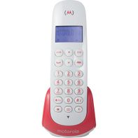 Telefone sem Fio com Identificador Motorola MOTO700ID Vermelho
