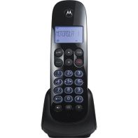 Telefone sem Fio com Identificador Viva Voz e Secretária Dect 6.0 Motorola MOTO750SE Preto