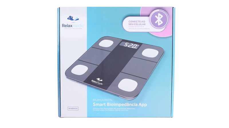 Balança Digital Bluetooth Com Acesso TOTAL Para Um Usuário Ao App Emagrece  Brasil 4 x de R$ 96,50 