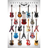 Placa Decorativa Guitar Heaven 1