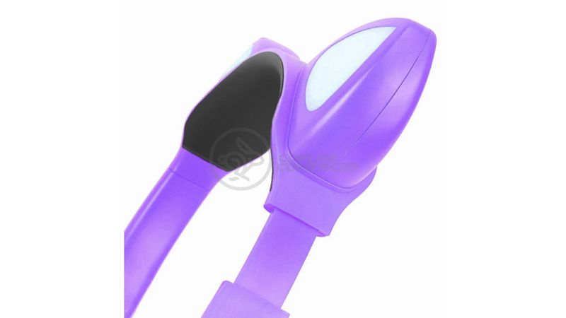 Fone de Ouvido Gatinho Fox Sem Fio Com Led Orelha Gato Dobrável Infantil  Microfone H'Maston - Roxo