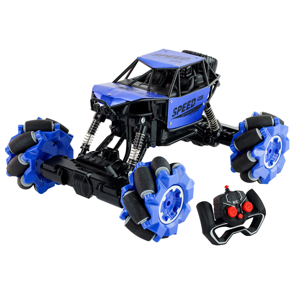 Carrinho De Controle Remoto - Monster Truck Junior - Azul