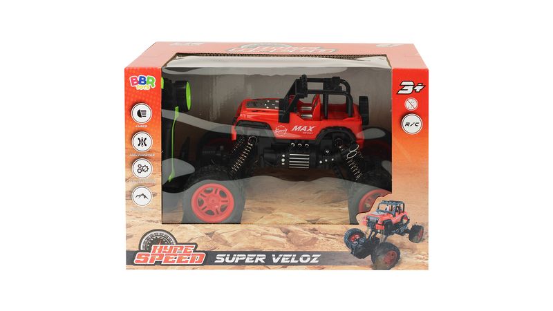 Carro - Controle Remoto Monster Truck Junior Vermelho - CAR2243 - Poli -  Real Brinquedos
