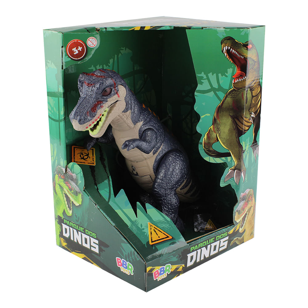 Dinossauro T-rex Ataque Surpresa Com Som Jogo Crianças