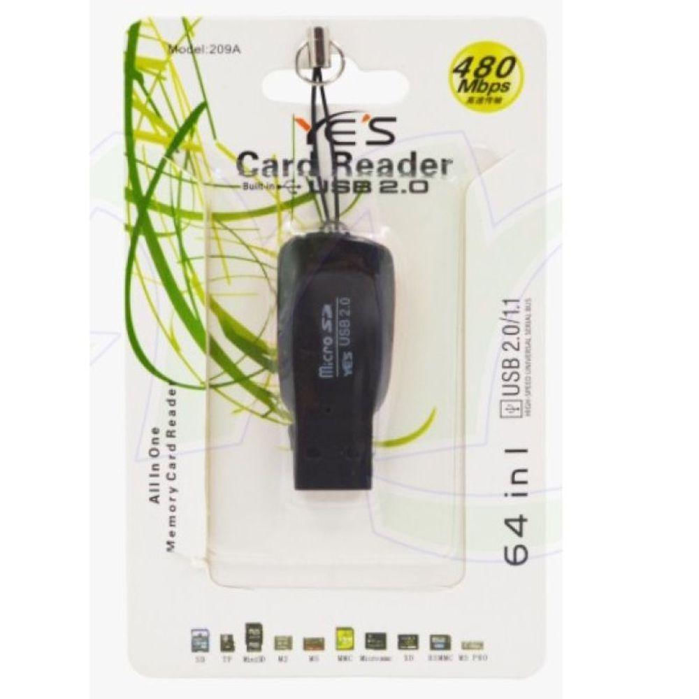 Leitor de cartão de memoria USB 2.0 Card Reader - Computadores e acessórios  - Vila Parque Jabaquara, São Paulo 1252625788