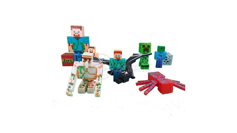 Boneco Do Jogo Minecraft Creeper 13 Cm