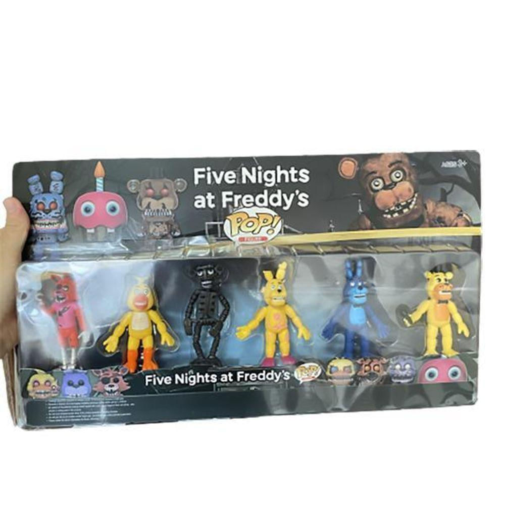 Kit 6 Bonecos Five Nights At Freddy 'S Action Figure Nº15 - Casa & Vídeo