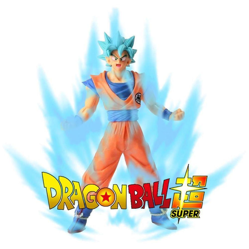 Boneco Goku Super Sayajin Blue Dragonball Z Super - 18Cm - Casa & Vídeo