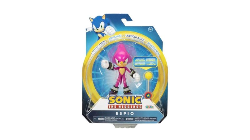 Boneco Sonic Shadow Articulado Sonic The Hedgehog - Candide