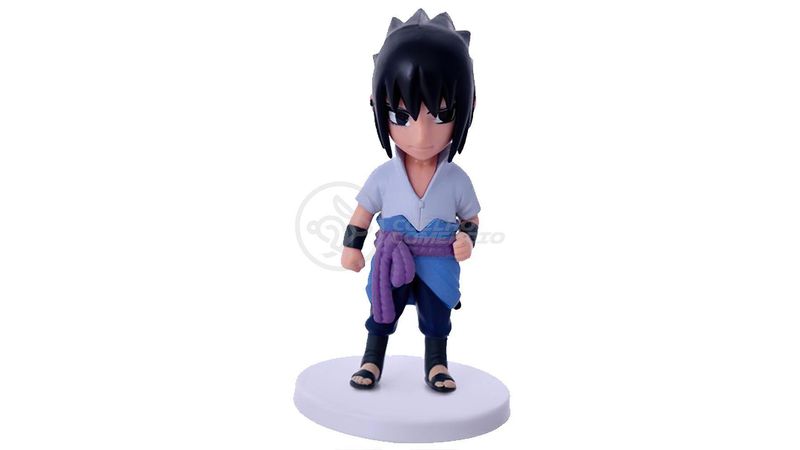 Boneco Naruto Shippudem Sasuke Uchiha Clássico Colecionável