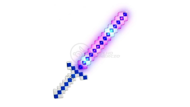 Espada Minecraft de Espuma Versión Diamante Turquesa - Xpixel