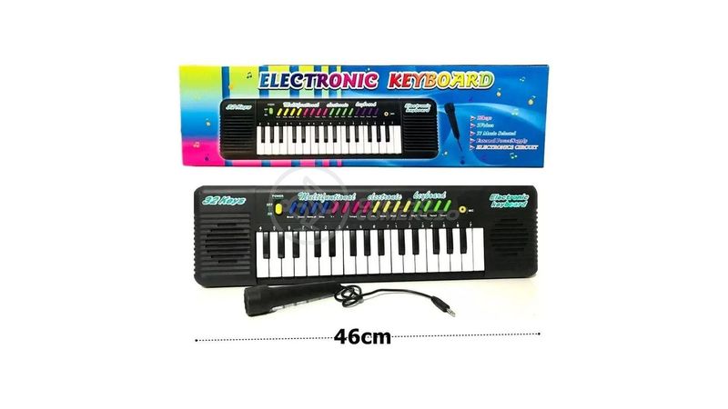 Piano Teclado Musical Infantil Eletrônico 32 Teclas Com Karaoke Microfone -  Chic Outlet - Economize com estilo!