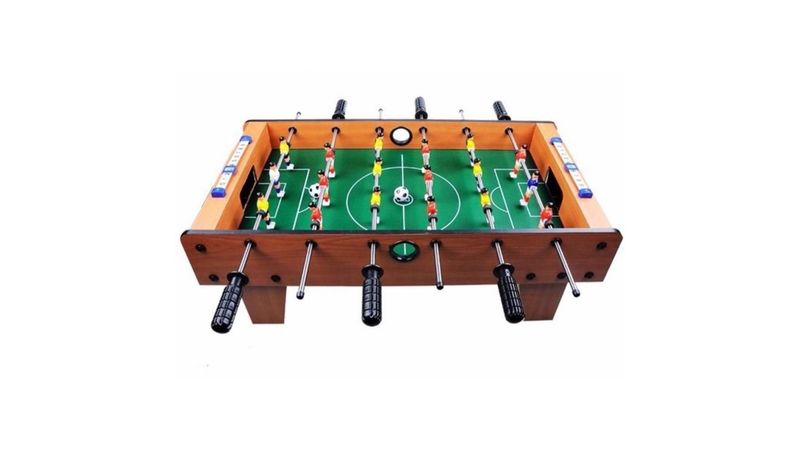 Jogo de mesa Foosball, mesa clássica de futebol para 2 pessoas