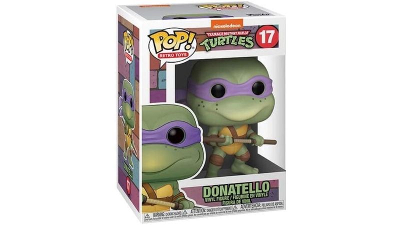 Boneco Funko Pop Tartarugas Ninja Donatello 17 Retro Toys