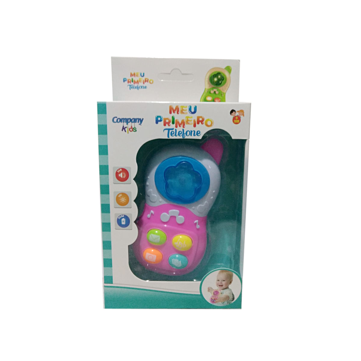 Brinquedo de telefone celular para bebês, telefone de brinquedo  multifuncional portátil educacional com música e luz para instruções de  inglês(686-9 Inglês tablet música telefone cor rosa) : :  Brinquedos e Jogos