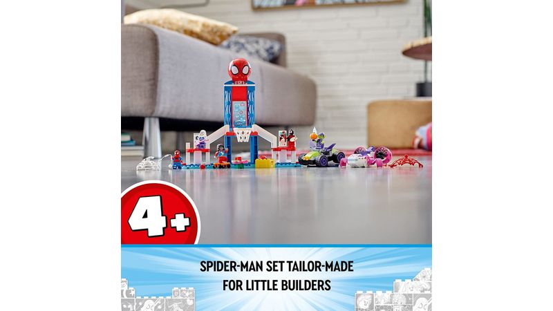 10784 LEGO® Marvel Homem-Aranha e seus Incríveis Amigos: Esconderijo do  Homem-Aranha (155 peças)