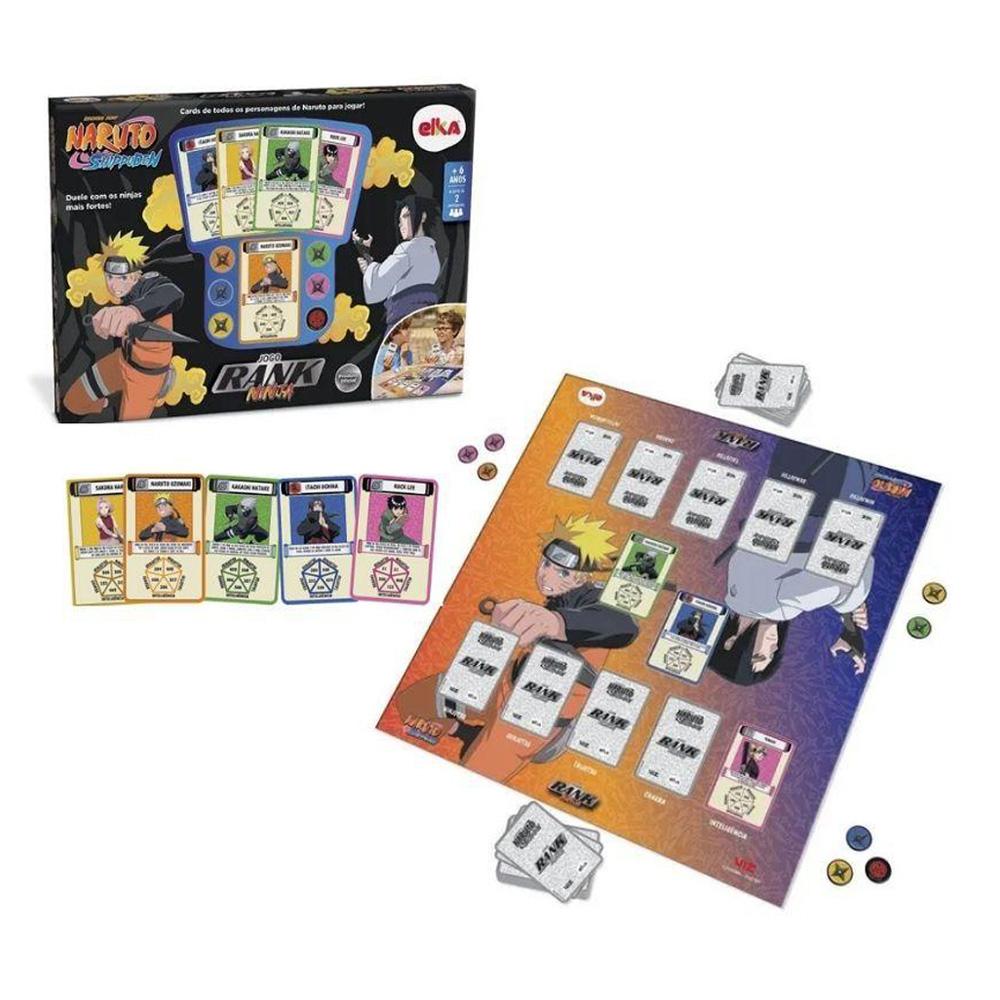 Jogo Rank Cards - Naruto Shippuden - Elka - Broker Corporativo